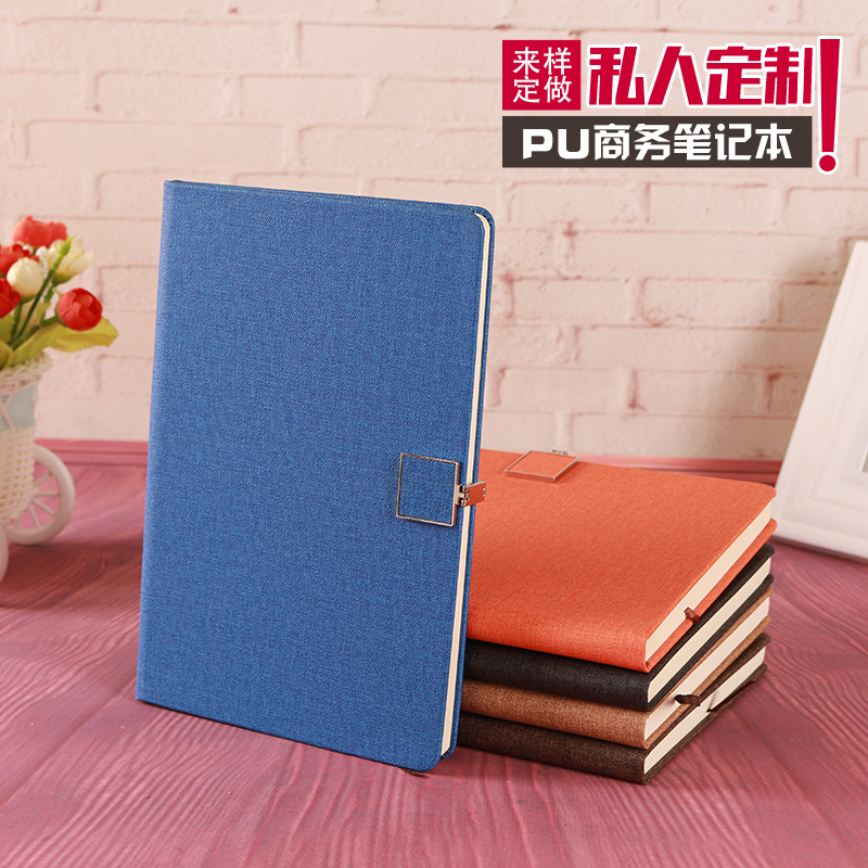En stock al por mayor cuaderno de cuero organizador PU personalizado fábrica directa libro de negocios oficina logotipo personalizado details Picture
