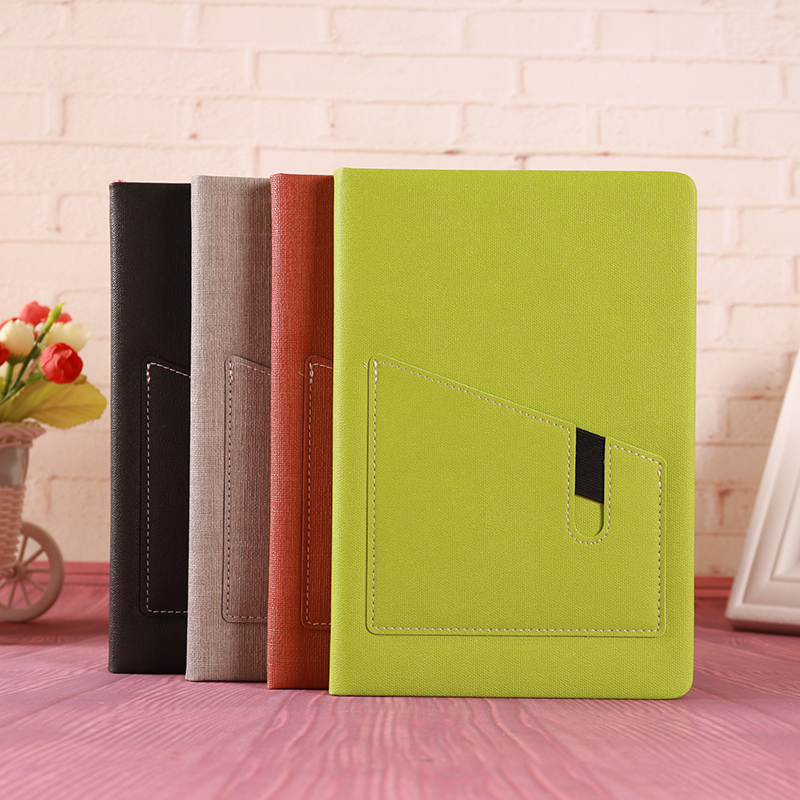 Factory wholesale A5 business notebook, belt-like pocket notebook, creative stationery, diary, customized LOGO Specification image
