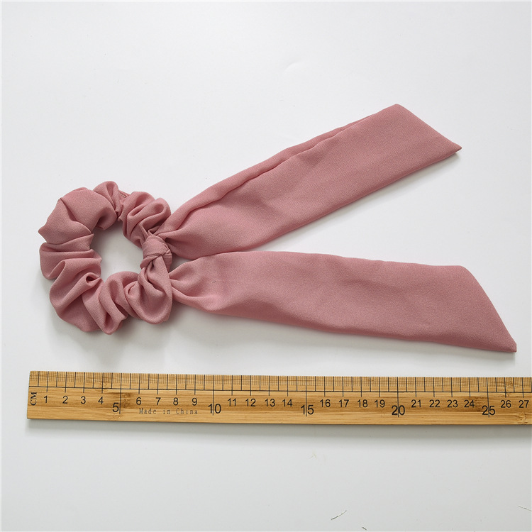 Direct sales from the manufacturer of new European and American ponytail, large intestine circle, hair band, knot, rabbit ear headwear, large bow, ribbon and tassel Item Picture