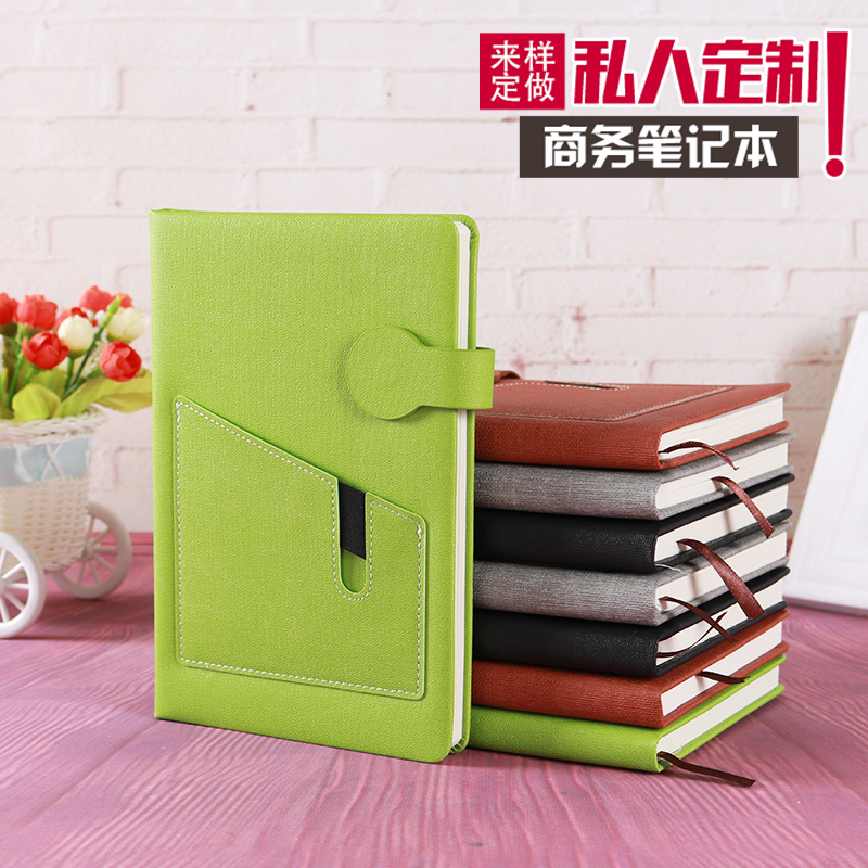 Factory direct sales of A5 business notebook, belt-like pocket notebook, creative stationery, diary, customized LOGO details Picture