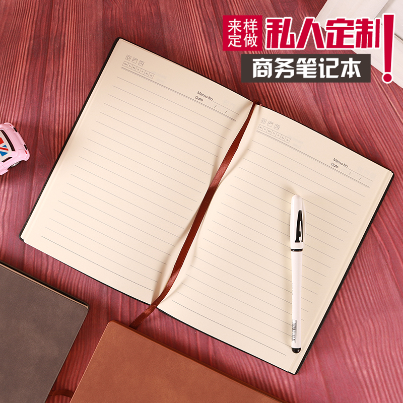Factory direct sales of A5 notebooks, PU imitation leather business retro notepads, office notebooks, customized office notebooks Item Picture