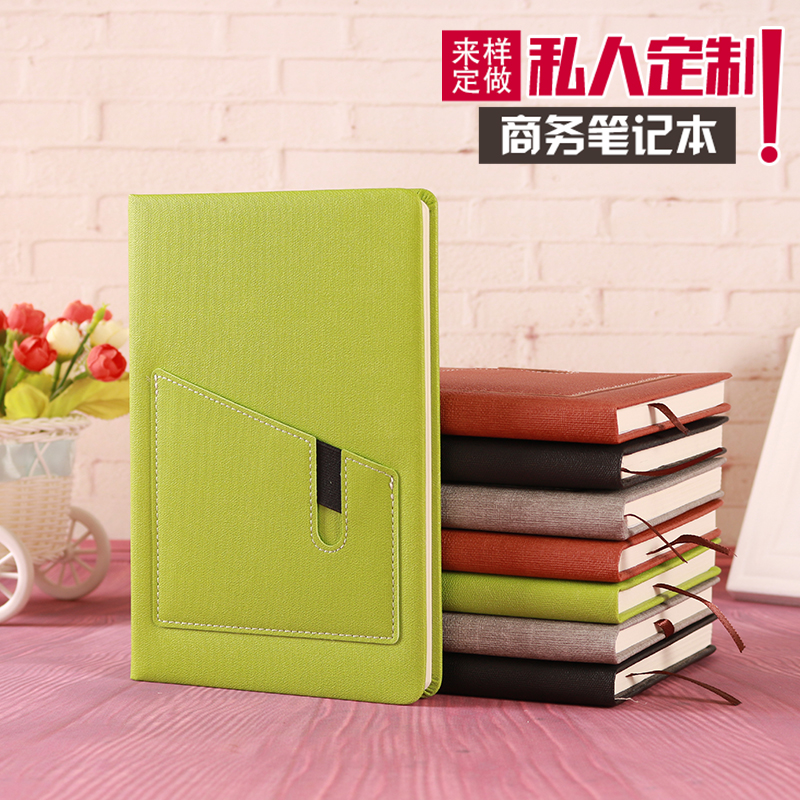 Factory wholesale A5 business notebook, belt-like pocket notebook, creative stationery, diary, customized LOGO details Picture