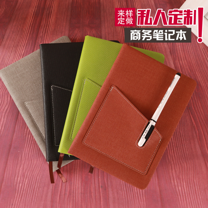 Factory wholesale A5 business notebook, belt-like pocket notebook, creative stationery, diary, customized LOGO Application Scenario
