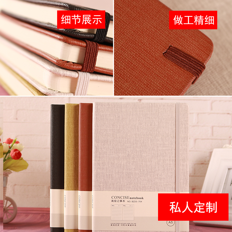 Factory direct sales of A5 notebooks, PU imitation leather business notebooks, office notebooks, gift sets, customized logo stationery Application Scenario