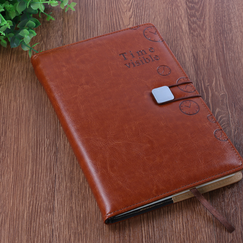 Factory direct sales of high-end business leather creative gifts, paperback note-taking notebooks, custom logo, wholesale in stock Item Picture