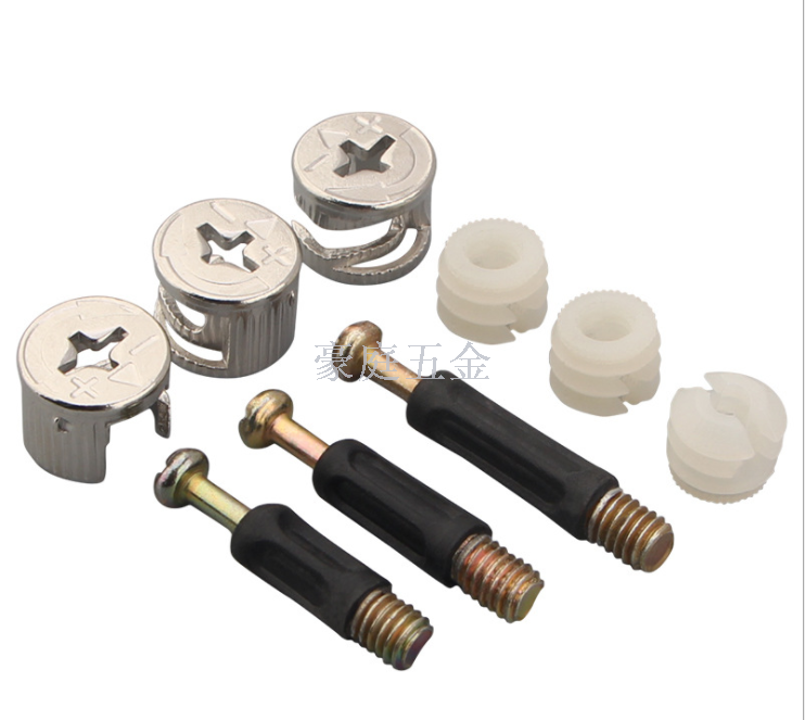 Armario de ropa material de hierro desmontar sujetadores 3 en 1 conector details Picture
