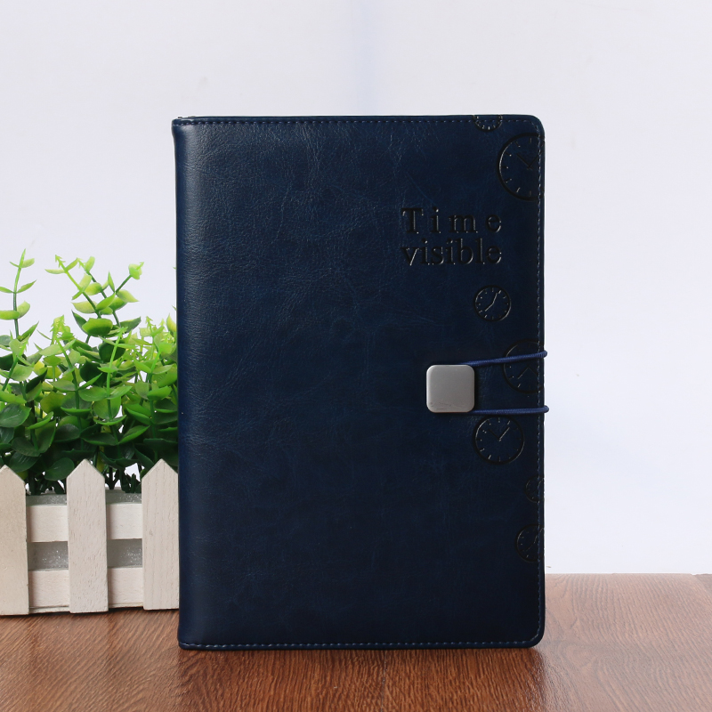 Factory direct sales of high-end business leather creative gifts, paperback note-taking notebooks, custom logo, wholesale in stock details Picture