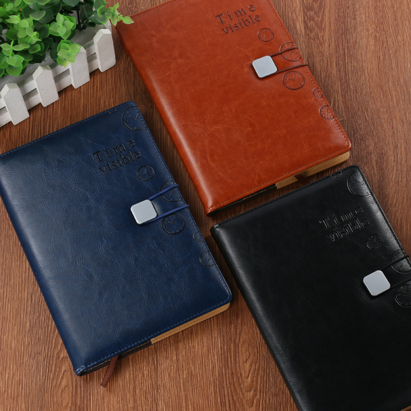 Factory direct sales of high-end business leather creative gifts, paperback note-taking notebooks, custom logo, wholesale in stock Application Scenario