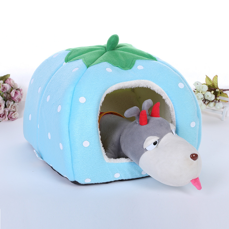 Creative pet products: dog beds, strawberry beds, pet beds, detachable and washable bed pads, dog pads, wholesale and customization from manufacturers details Picture