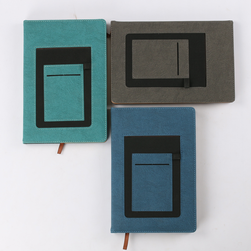 Factory direct sales of high-end leather creative gifts, paperback note-taking notebooks, stationery, custom logo, wholesale in stock Specification image