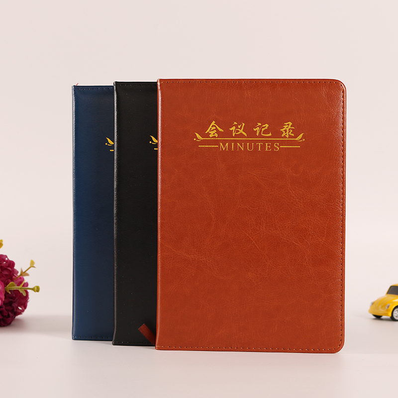 Business currency meeting record book, note-taking notebook, PU office supplies, professional LOGO customization factory direct sales Application Scenario