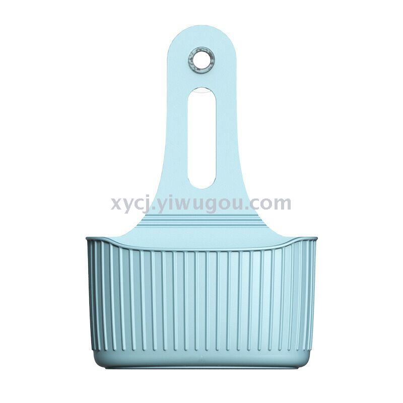 Wall-mounted sink hanging bag, invisible suction cup, kitchen storage basket, storage hanging bag, large size Item Picture