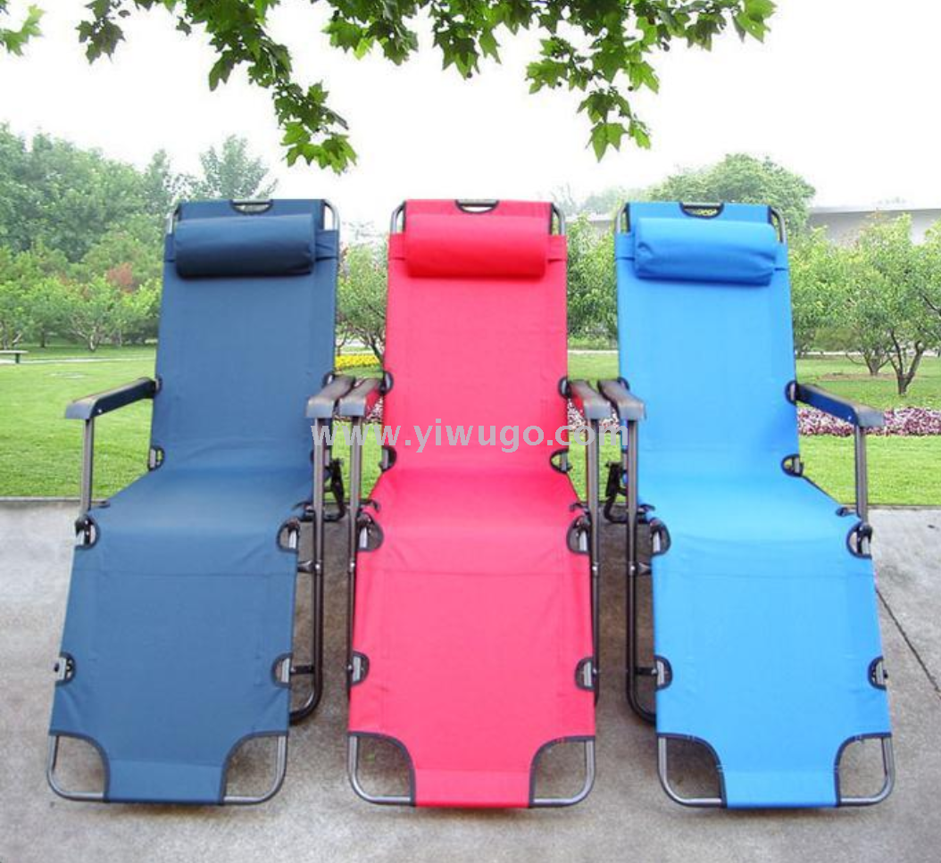 Extended 178 dual chair folding chair Office nap chair dual chair lounge chair beach chair