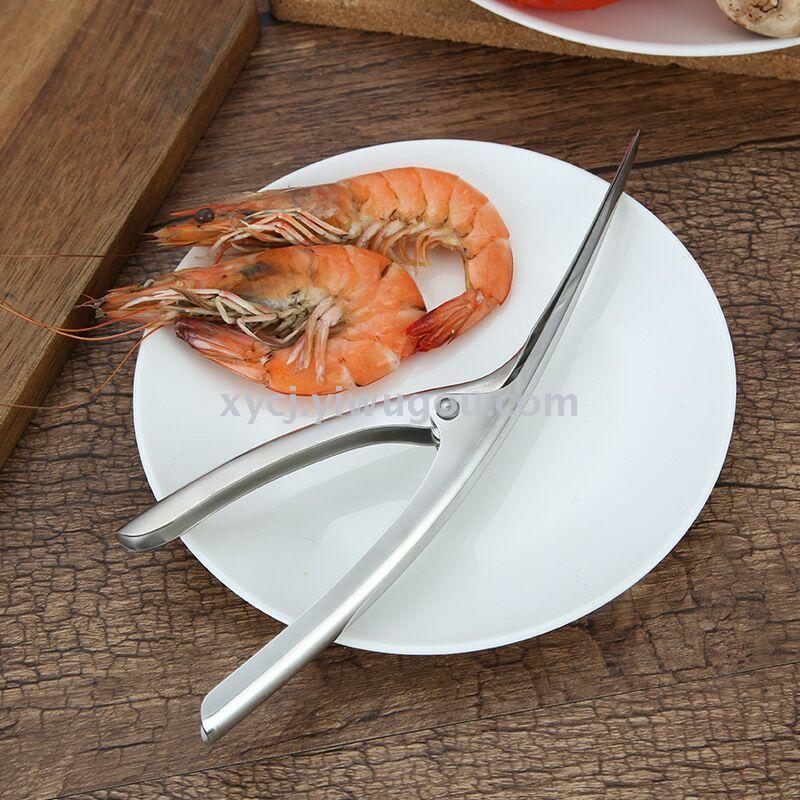 Stainless steel shrimp peeler quick shell peeler, 304 kitchen small tool, crayfish peeler pliers details Picture