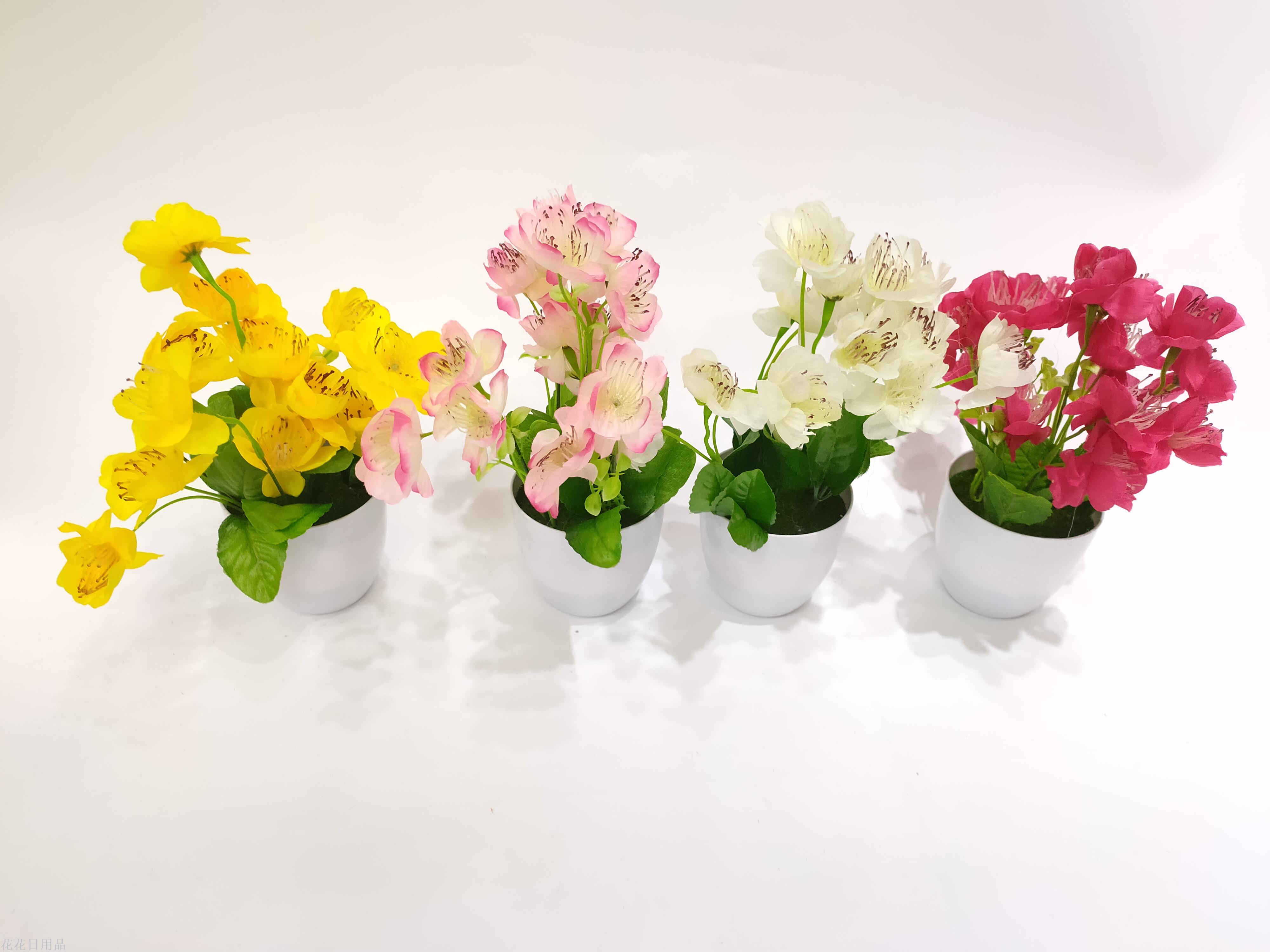 New simulation flower series fake flowers with cherry blossom plastic flower office decoration flowers