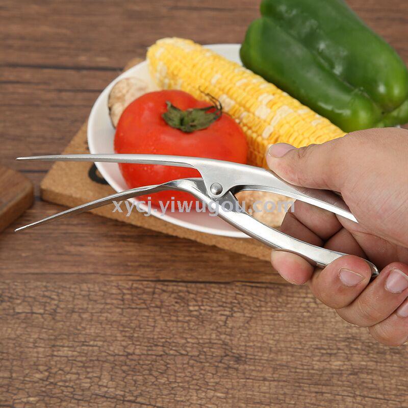 Stainless steel shrimp peeler quick shell peeler, 304 kitchen small tool, crayfish peeler pliers Specification image