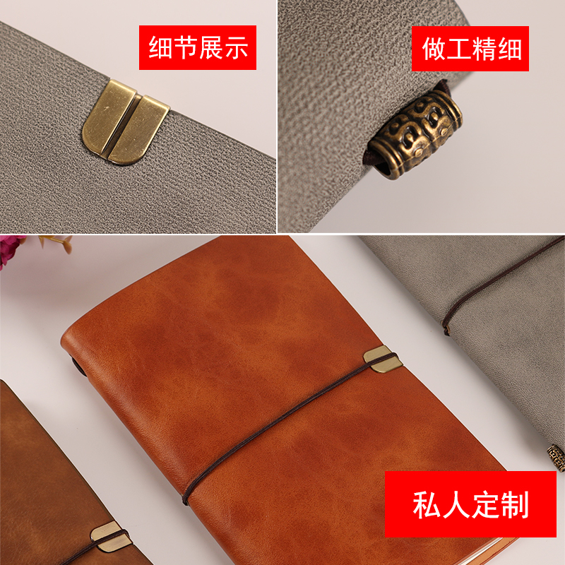 Factory direct sales business notebooks that can be customized with logos, high-end loose-leaf notebook sets, and binding notebook notebooks Item Picture