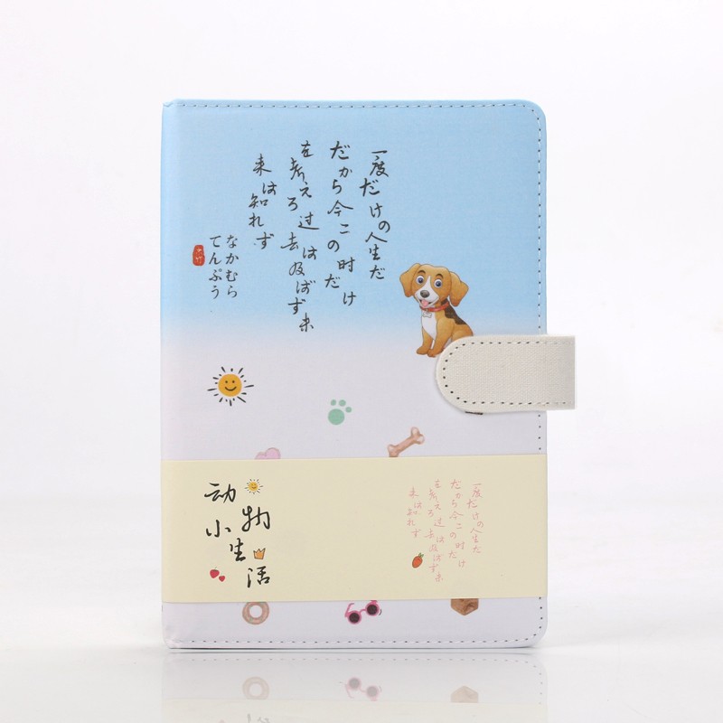Cute and fresh creative stationery, handbooks, loose-leaf notebooks, portable cartoon notebooks, and small notebooks are available for students to customize Application Scenario