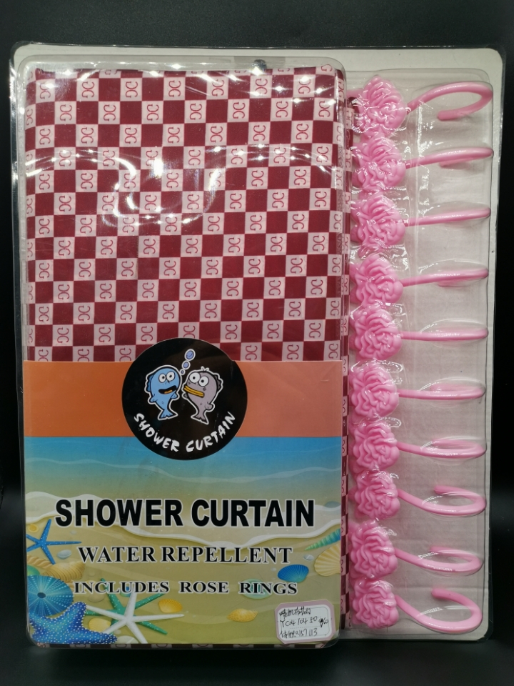 Spray paint cloth shower curtain New era furniture fashion simple waterproof curtain touch cloth set shower curtain thumbnail