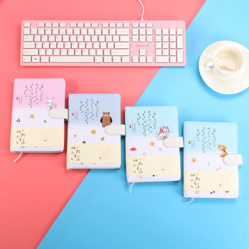 Cute and fresh creative stationery, handbooks, loose-leaf notebooks, portable cartoon notebooks, and small notebooks are available for students to customize details Picture