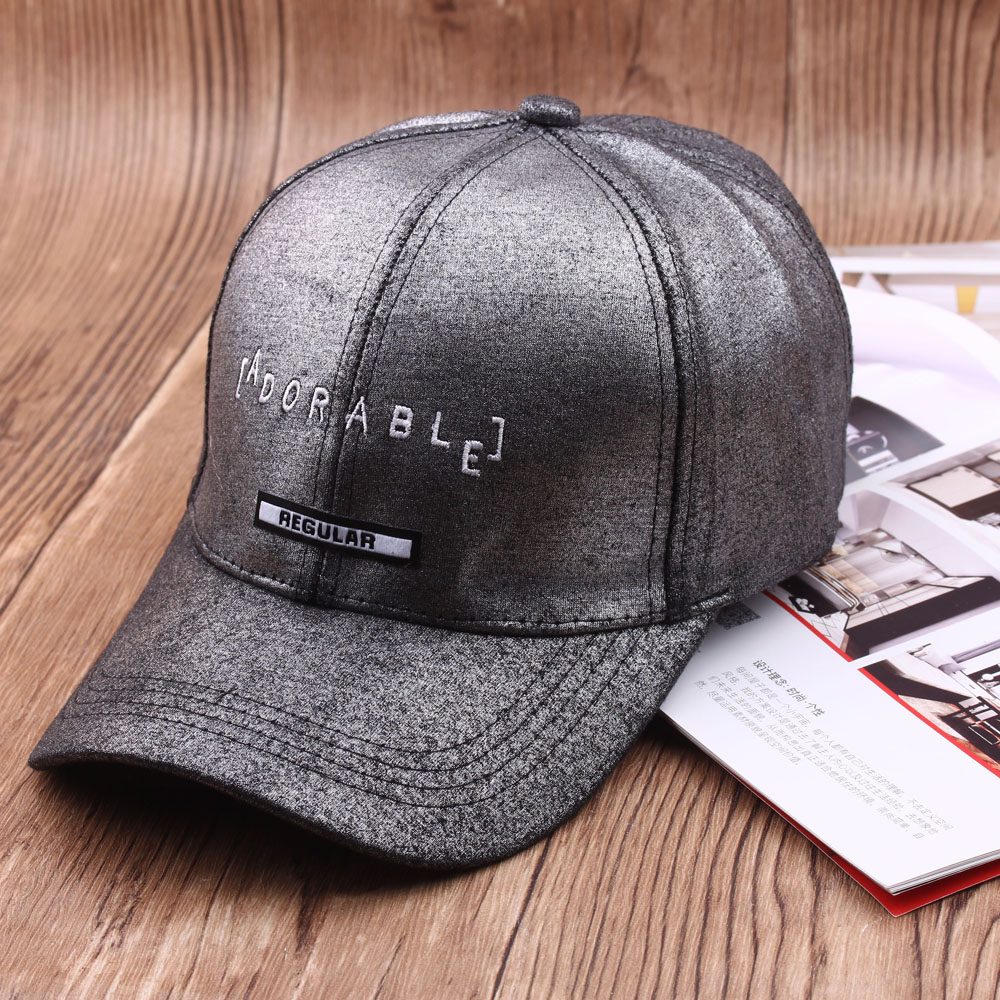 Boutique hats, Korean-style satin solid color baseball caps, versatile sun protection couple baseball caps, trendy sun hats Application Scenario