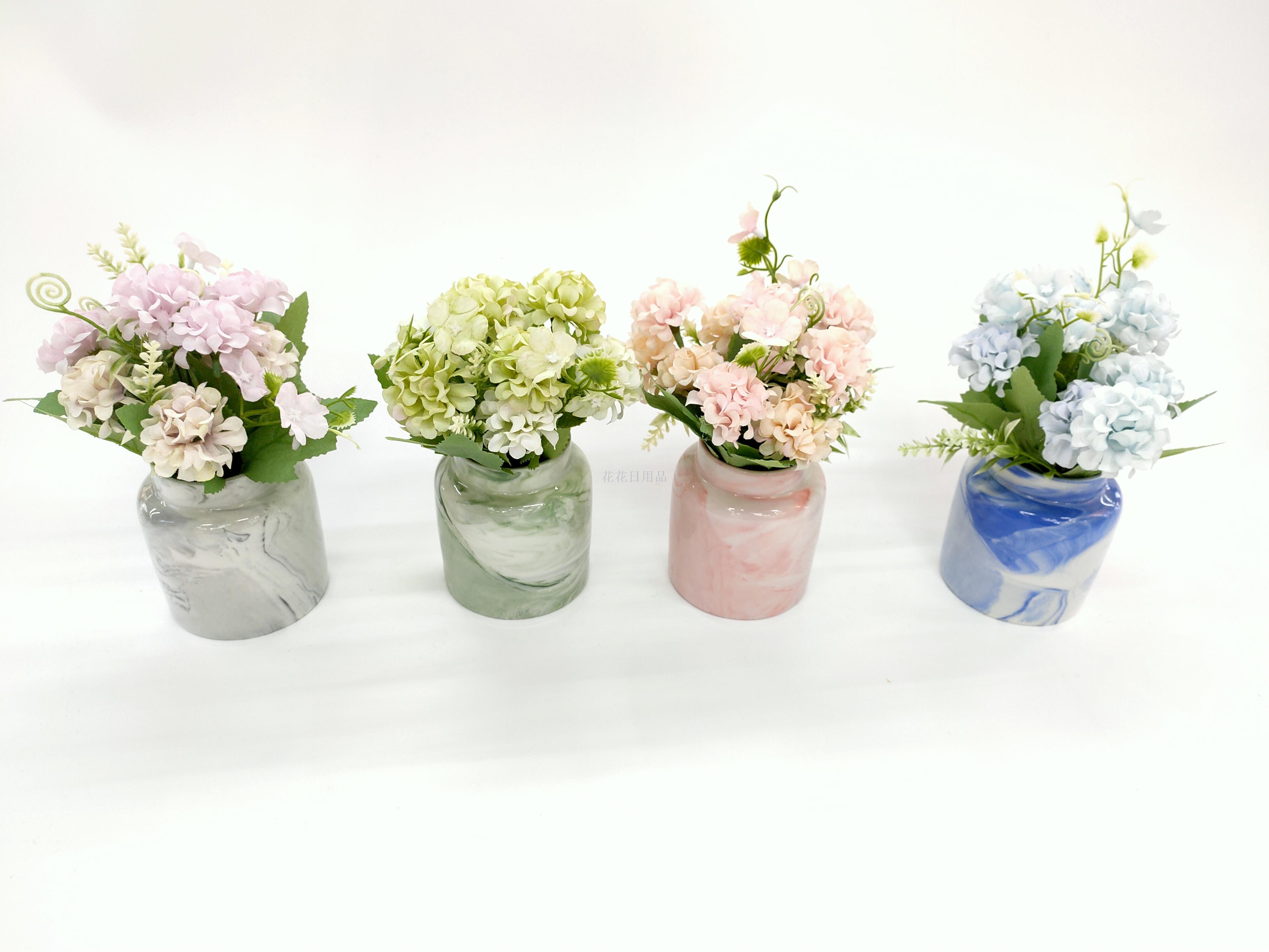 Nordic lifelike simulation flower decoration silk flower false flower living room vase decoration rose art dry flower decoration