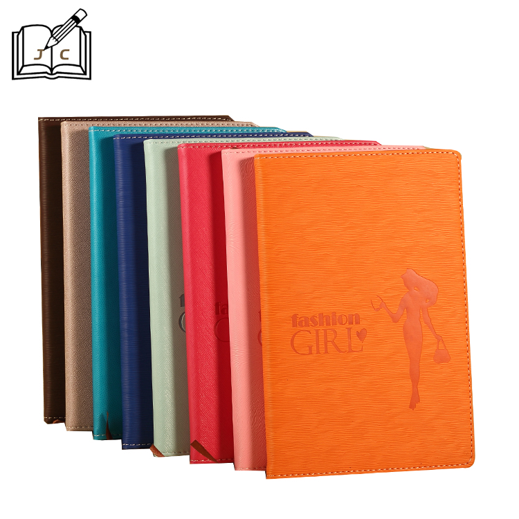 Factory wholesale of student notebooks, stationery, creative business office A5 paperback imitation leather notebooks, customized LOGO
