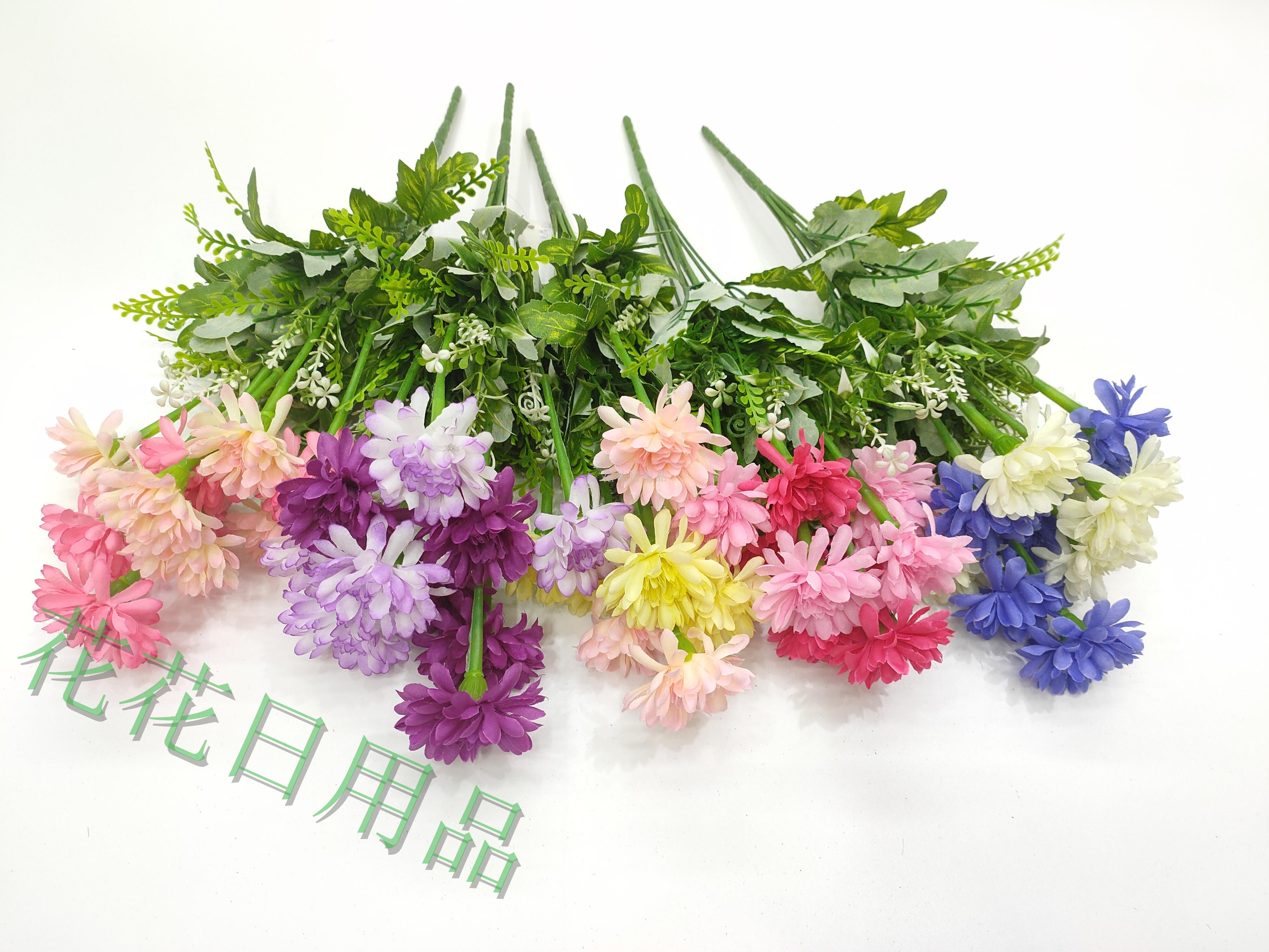 仿真10头插花绢花假花装饰花客厅花束室内餐桌摆件花