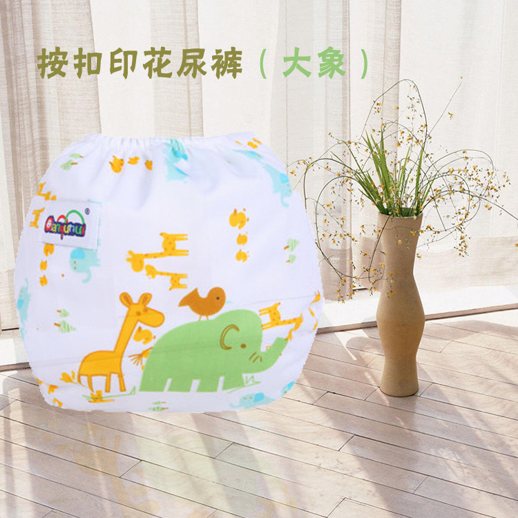 The baby snap button can adjust the printing pattern to match the diaper products Specification image