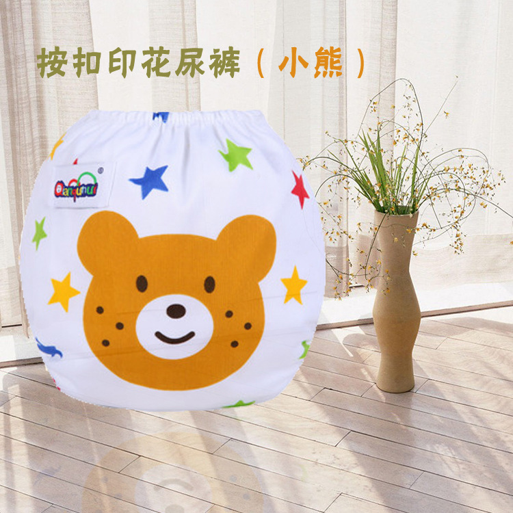 The baby snap button can adjust the printing pattern to match the diaper products Item Picture