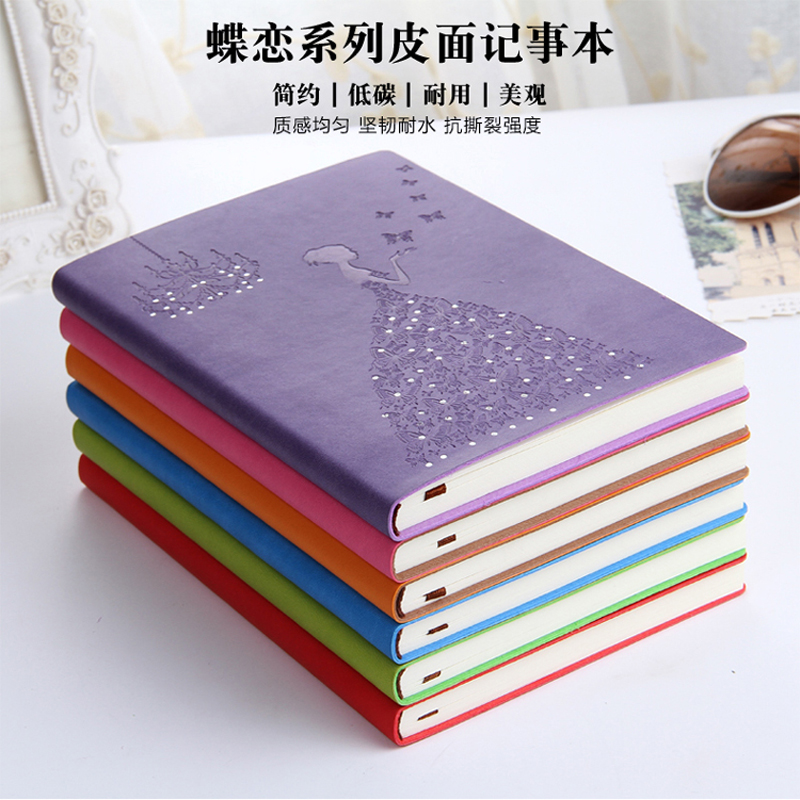Korean creative stationery, custom-made notebooks, imitation leather business office supplies, notepads wholesale, custom logo Specification image