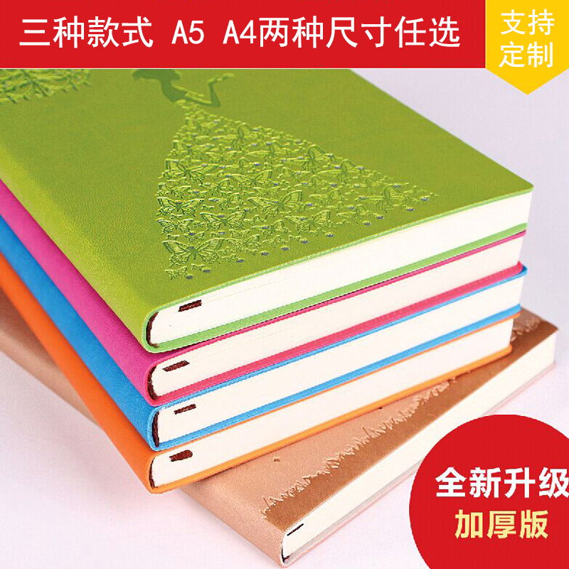 Korean creative stationery, custom-made notebooks, imitation leather business office supplies, notepads wholesale, custom logo details Picture