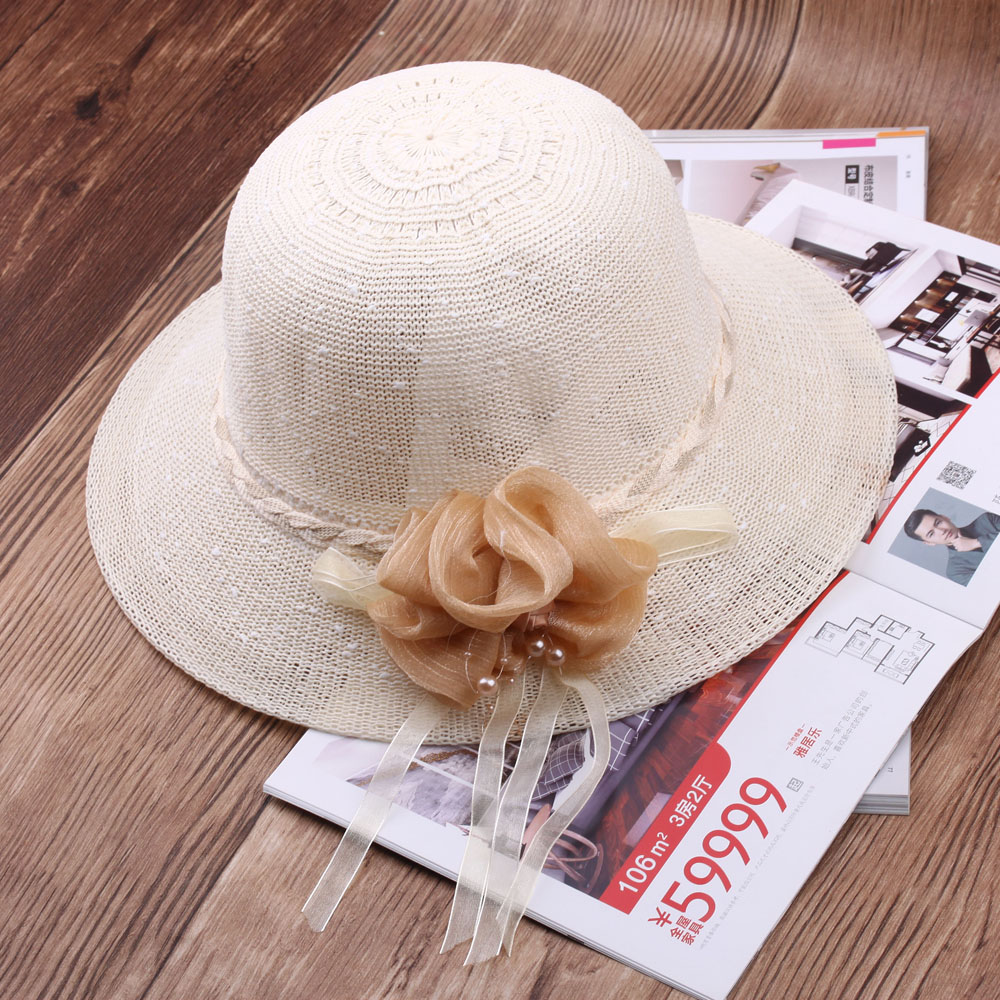 Summer sun hats, sun protection hats, breathable straw hats for the elderly, cool hats for grandmothers, and hats for middle-aged women and mothers Specification image