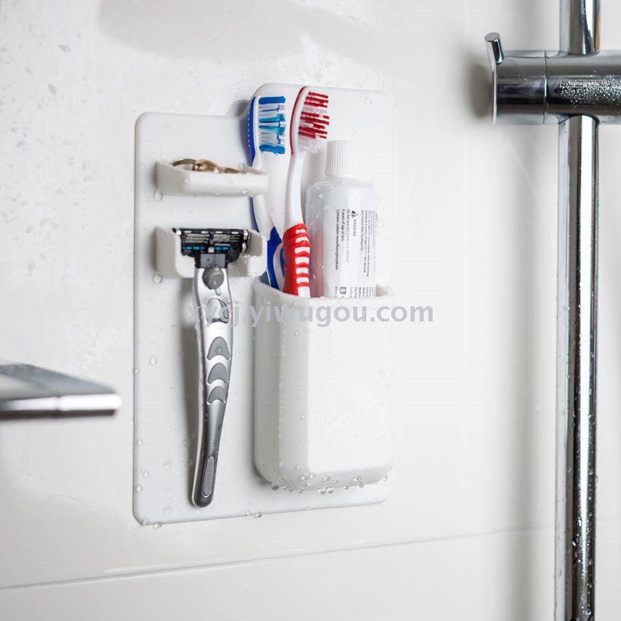 Wall-mounted silicone toothbrush holder, portable razor holder, silicone creative multi-functional products Application Scenario
