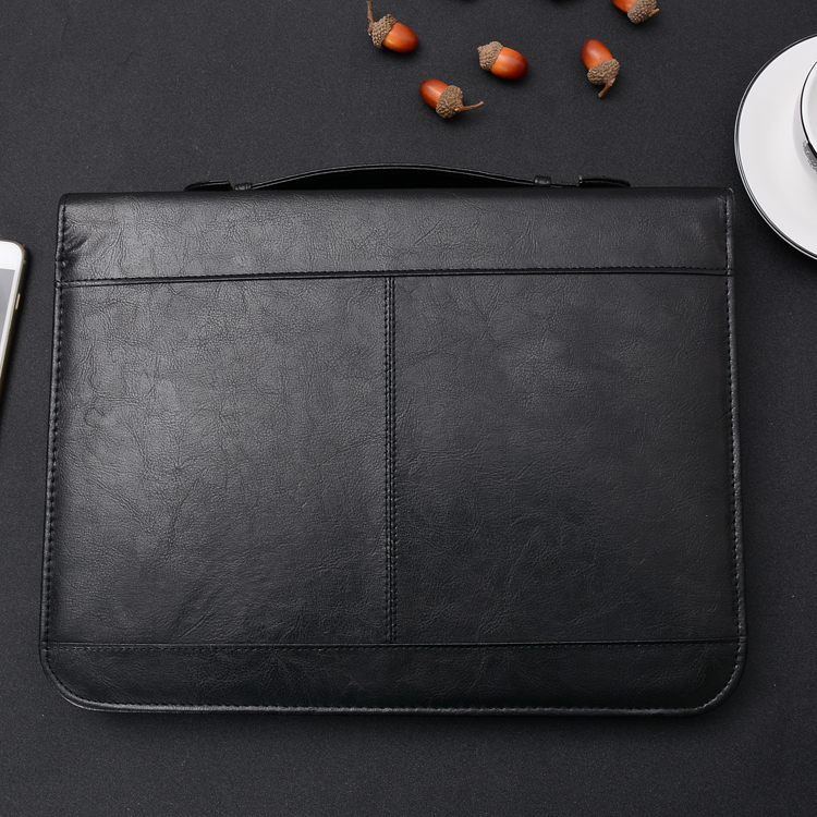 A4 multi-functional folder sales clamp, leather manager clamp, business signing, this property, portable file holder Specification image