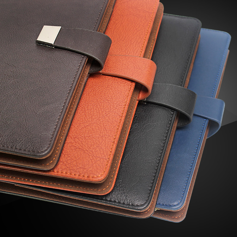 Creative leather-covered notebook stationery, business a5 loose-leaf notebooks, 6-hole notepads, diary books, office wholesale and customization Specification image