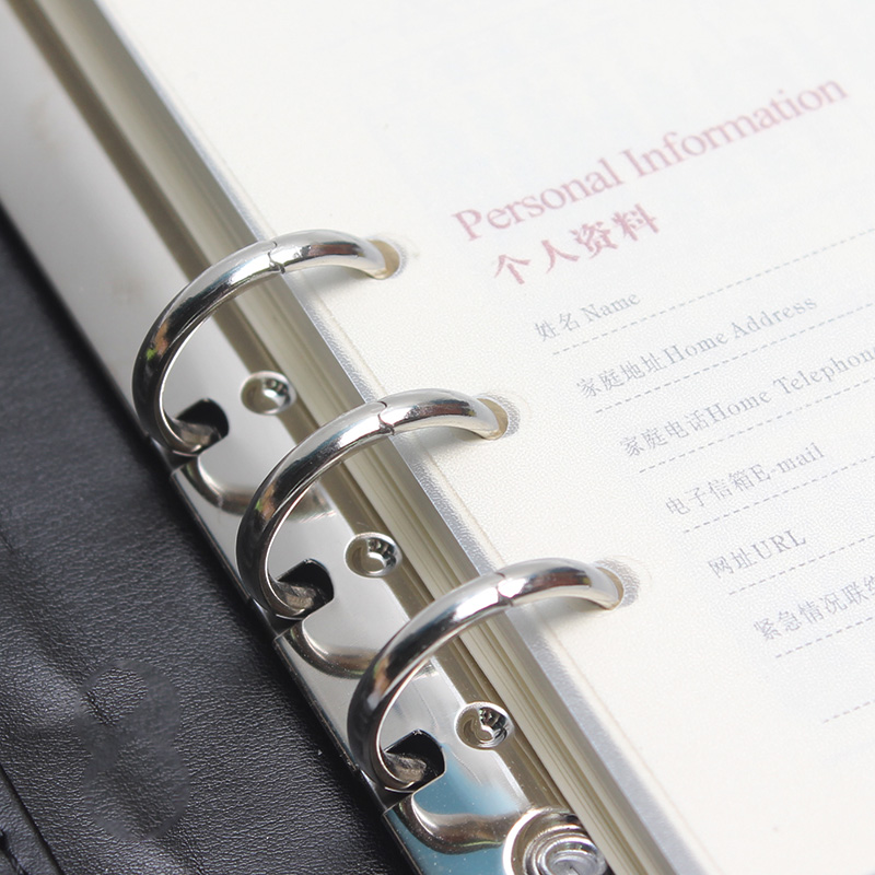 Customized imitation leather a5 business loose-leaf notebooks, high-end office notepads, buckle loose-leaf notebooks wholesale Application Scenario