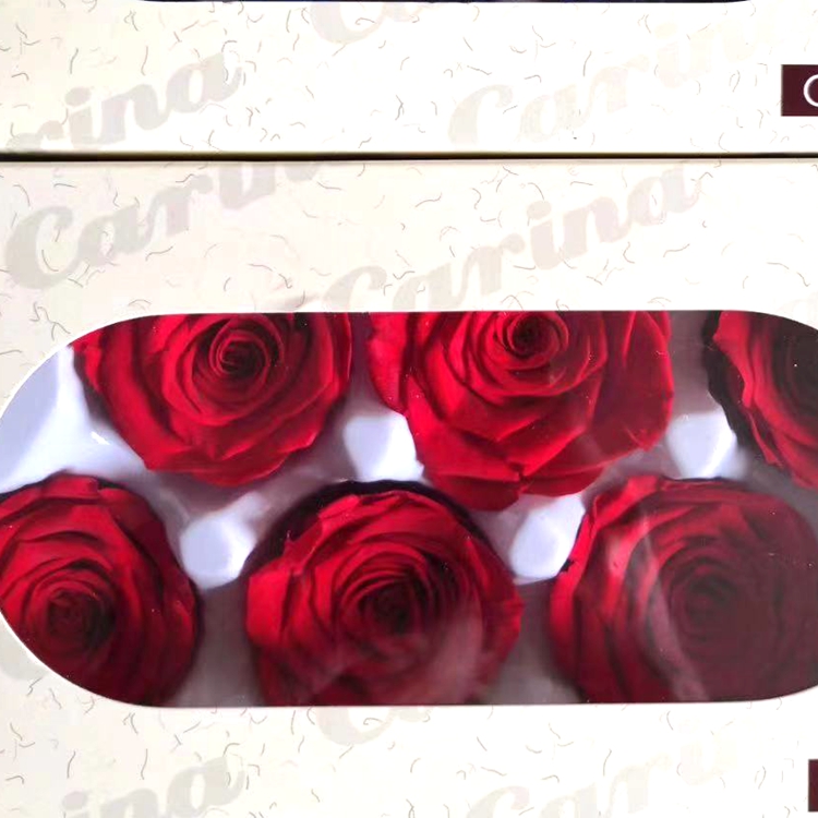 Wanwei's never-fading A-level preserved fresh rose Prince glass cover craft flower arrangement details Picture