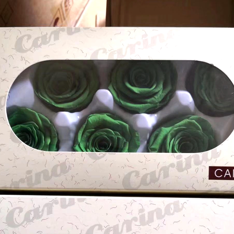 Wanwei's never-fading A-level preserved fresh rose Prince glass cover craft flower arrangement Item Picture