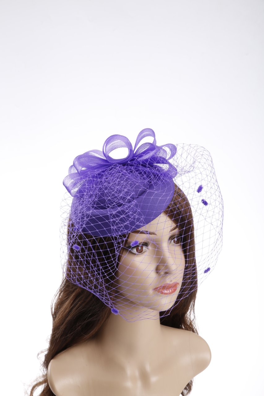 Wholesale of popular European and American mesh top hats, ins feather veils, face coverings, bows, banquet headwear, evening gowns and accessories Item Picture