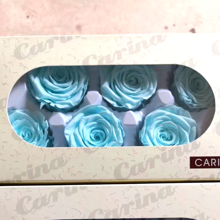 Wanwei's never-fading A-level preserved fresh rose Prince glass cover craft flower arrangement Specification image