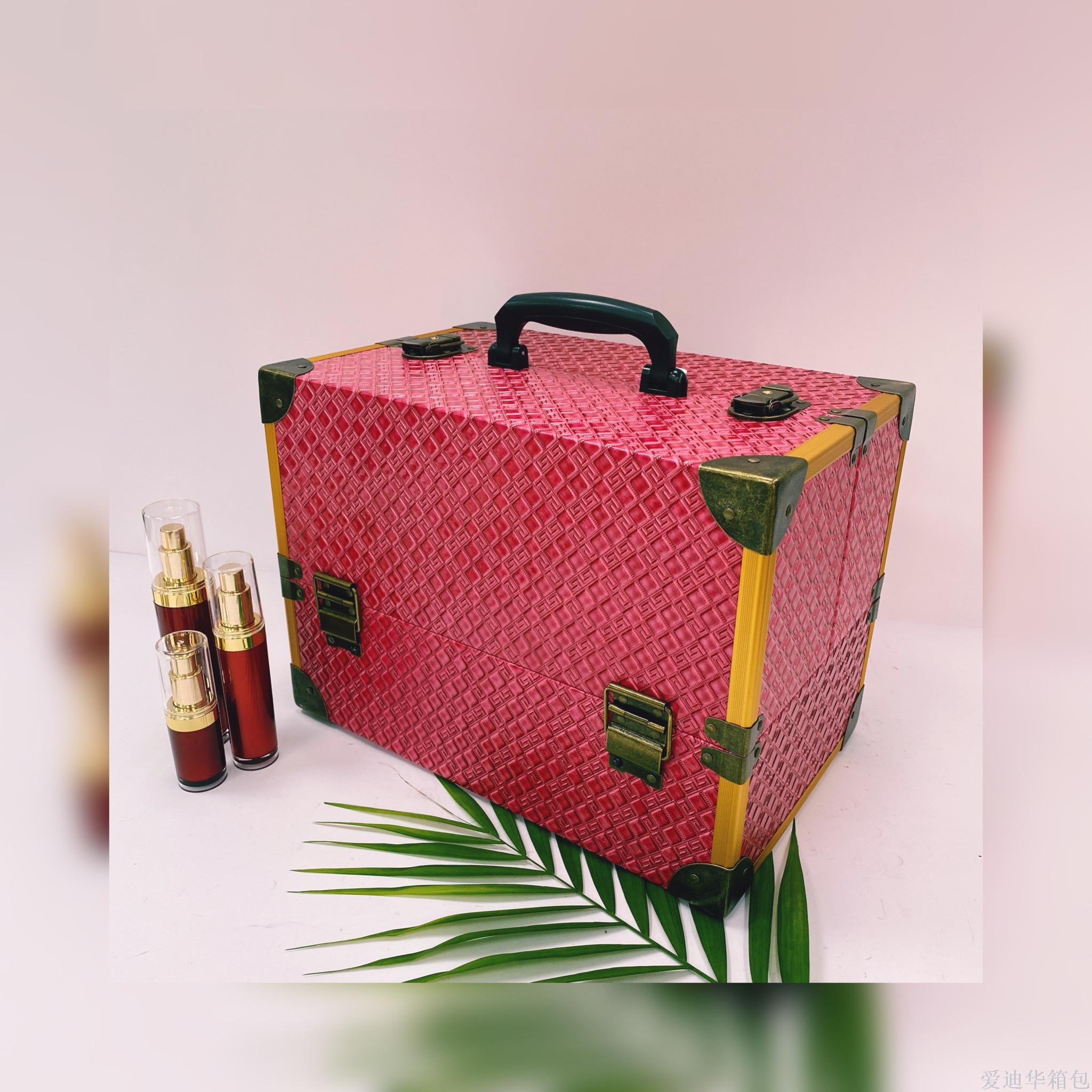 Nail and tattoo professional makeup artist makeup toolbox, multi-functional eyelash beauty care, large-capacity portable multi-layer box Item Picture