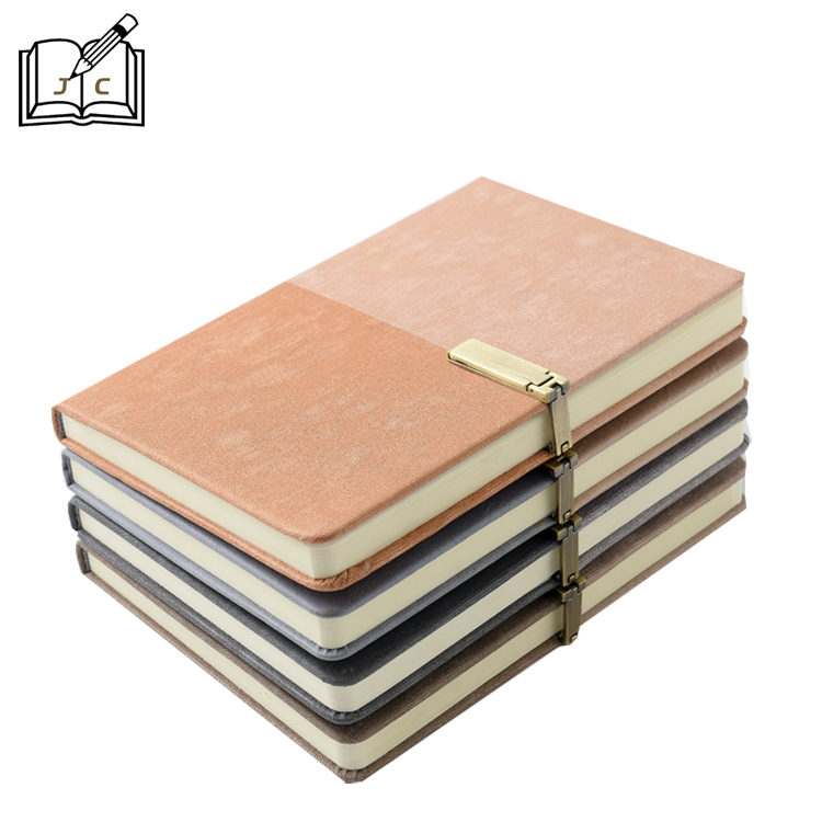 Business A5 diary color matching creative buckle notebook stationery imitation leather company corporate notepad custom LOGO