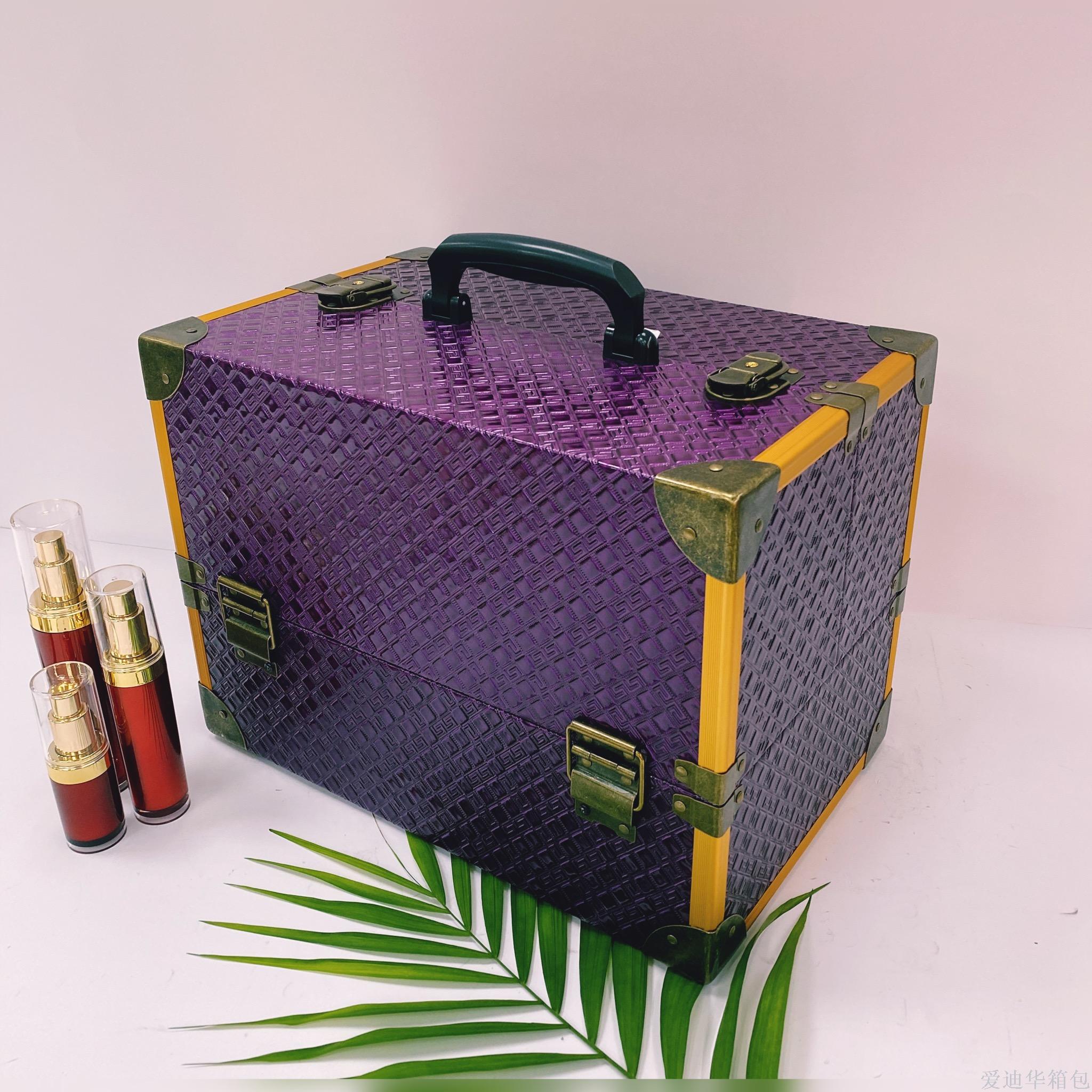 Nail and tattoo professional makeup artist makeup toolbox, multi-functional eyelash beauty care, large-capacity portable multi-layer box details Picture