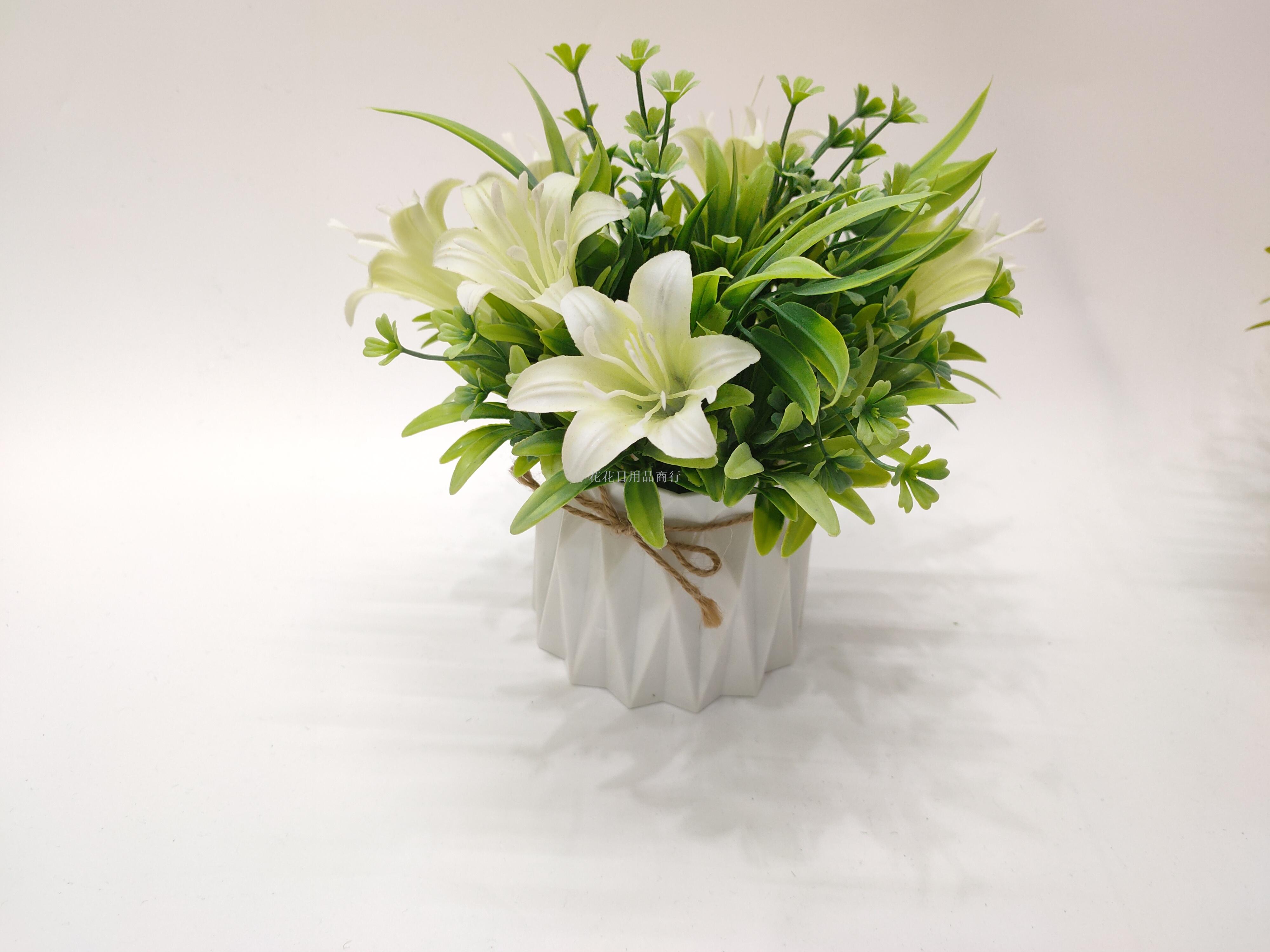 仿真盆栽实物图