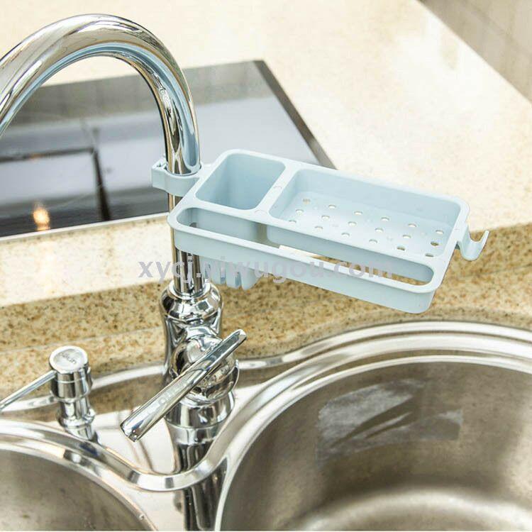 Kitchen bathroom faucet drain storage rack Soap soap box rack rag hanger hanger hook storage rack