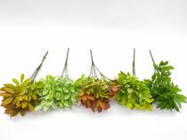 Simulation of green value leaf plant wall decoration leaves single turtle leaf garden green plants