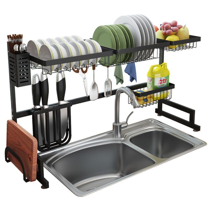 Wholesale stainless steel household sink storage racks for kitchen storage, dish racks, dishwashing sinks, sinks and draining racks Item Picture