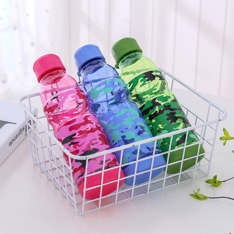 2019 Camouflage plastic sports water cup lock buckle Portable Space cup sealed leak-proof sports water bottle manufacturer Application Scenario