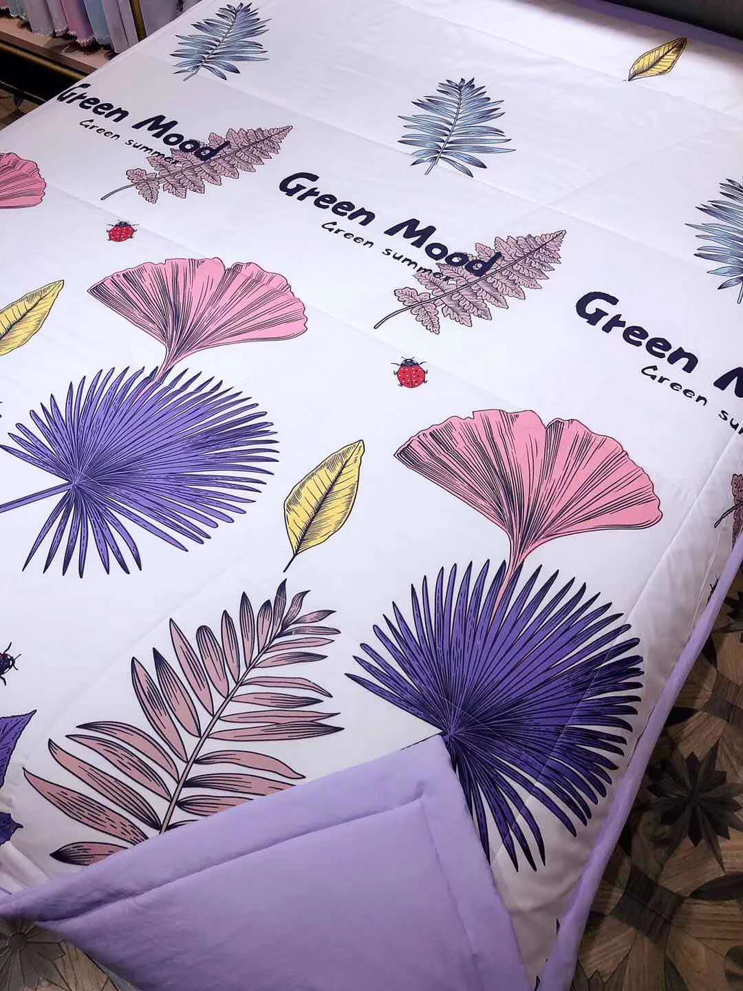 Wechat business new cotton Luo cotton summer cool quilt, air conditioner quilt, summer thin quilt gift, one-piece consignment details Picture